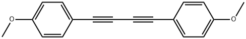 Benzene, 1,1'-(1,3-butadiyne-1,4-diyl)bis[4-methoxy- 结构式