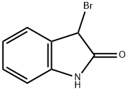 3-溴吲哚啉-2-酮 结构式