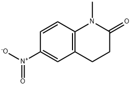 1-methyl-6-nitro-3,4-dihydroquinolin-2(1H)-one 结构式