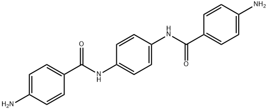 N,N'-(1,4-亚苯基)双(4-氨基苯甲酰胺) 结构式