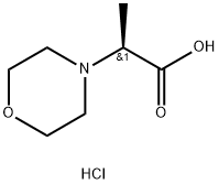 (S)-2-吗啉-4-基-丙酸盐酸盐 结构式
