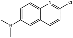 2-chloro-N,N-dimethylquinolin-6-amine 结构式