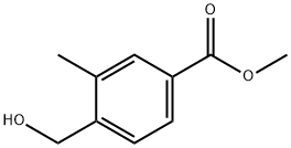 4-(羟甲基)-3-甲基苯甲酸甲酯 结构式