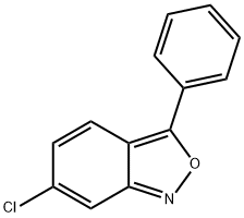 6-Chloro-3-phenylbenzo[c]isoxazole 结构式