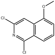 1,3-二氯-5-甲氧基异喹啉 结构式