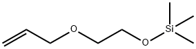 [2-(烯丙氧基)]乙氧基三甲基硅烷 结构式