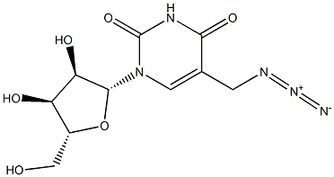 5-(Azidomethyl)uridine 结构式