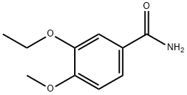 3-乙氧基-4-甲氧基苯甲酰胺 结构式