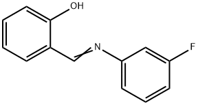 3-FLUORO-N-(2-HYDROXYBENZYLIDENE)ANILINE 结构式