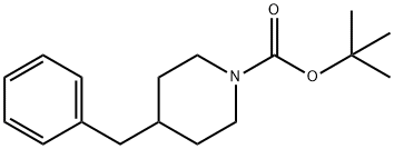 1-Piperidinecarboxylic acid, 4-(phenylmethyl)-, 1,1-dimethylethyl ester 结构式