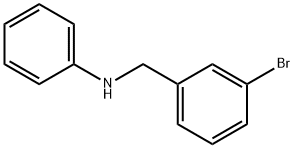 N-(3-溴苄基)苯胺 结构式