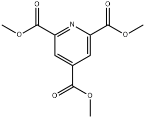 吡啶-2,4,6-三羧酸三甲酯 结构式