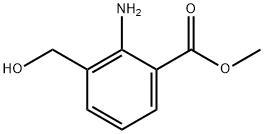 2-氨基-3-(羟甲基)苯甲酸甲酯 结构式