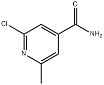2-chloro-6-methylpyridine-4-carboxamide 结构式
