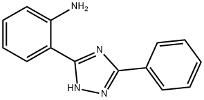 2-(5-苯基-4H-1,2,4-三唑-3-基)苯胺 结构式