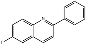 QUINOLINE, 6-FLUORO-2-PHENYL- 结构式