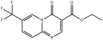 4-氧代-7-(三氟甲基)-4H-吡啶并[1,2-A]嘧啶-3-羧酸乙酯 结构式