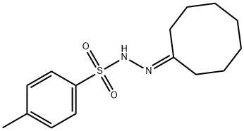 N'-环辛基亚基-4-甲基苯磺酰肼 结构式