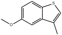 5-甲氧基-3-甲基苯并噻吩 结构式
