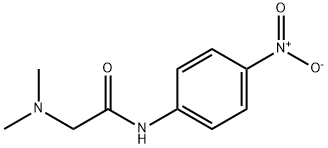 2-(二甲基氨基)-N-(4-硝基苯基)乙酰胺 结构式