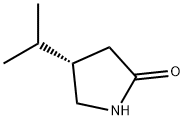 (4S)-4-(propan-2-yl)pyrrolidin-2-one 结构式