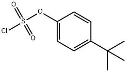 氯磺酸对叔丁基苯酯 结构式