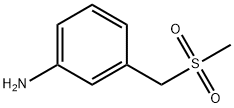 3-[(METHYLSULFONYL)METHYL]BENZENAMINE 结构式