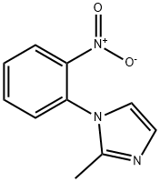 1-(2-硝基苯基)-2-甲基咪唑 结构式