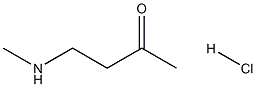 4-(Methylamino)butan-2-one hydrochloride 结构式