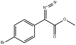 methyl 2-(4-bromophenyl)-2-diazoacetate 结构式