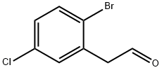 2-(2-溴-5-氯苯基)乙醛 结构式