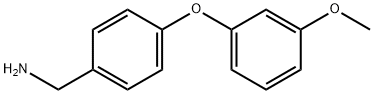 4-(3-Methoxyphenoxy)benzyl amine 结构式
