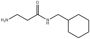 3-氨基-N-(环己基甲基)丙酰胺 结构式