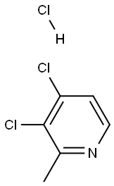 3,4-双(氯甲基)-吡啶盐酸盐 结构式