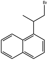 1-(1-溴丙-2-基)萘 结构式