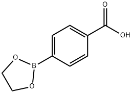 Benzoic acid, 4-(1,3,2-dioxaborolan-2-yl)- 结构式