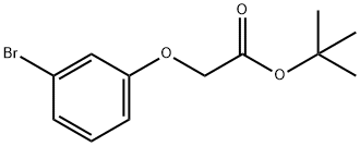 2-(3-溴苯氧基)乙酸叔丁酯 结构式