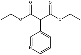 2-Pyridin-3-yl-malonic acid diethyl ester 结构式