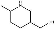 (6-甲基哌啶-3-基)甲醇 结构式