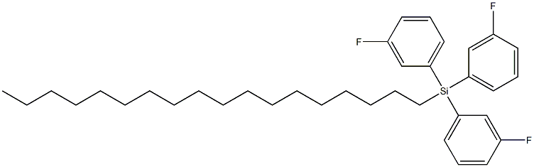 OCTADECYLTRIS(3-FLUOROPHENYL)SILANE 结构式