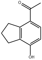 1-(7-茚醇基)乙酮 结构式