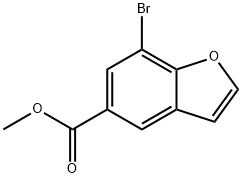 methyl 7-bromobenzofuran-5-carboxylate 结构式