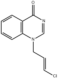 (E)-1-(3-Chloroallyl)quinazolin-4(1H)-one 结构式