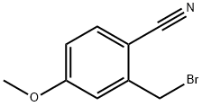 2-Bromomethyl-4-methoxy-benzonitrile 结构式