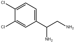 1-(3,4-dichlorophenyl)ethane-1,2-diamine 结构式