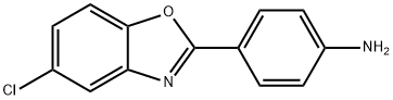 4-(5-氯苯并[D]恶唑-2-基)苯胺 结构式