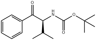 (S)-tert-butyl 3-methyl-1-oxo-1-phenylbutan-2-ylcarbamate 结构式