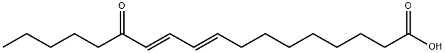 13-氧-(9E,11E)-十八碳二烯酸 结构式