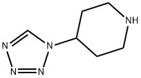 4-(1H-Tetrazol-1-yl)piperidine 结构式