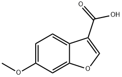 6-甲氧基苯并呋喃-3-羧酸 结构式